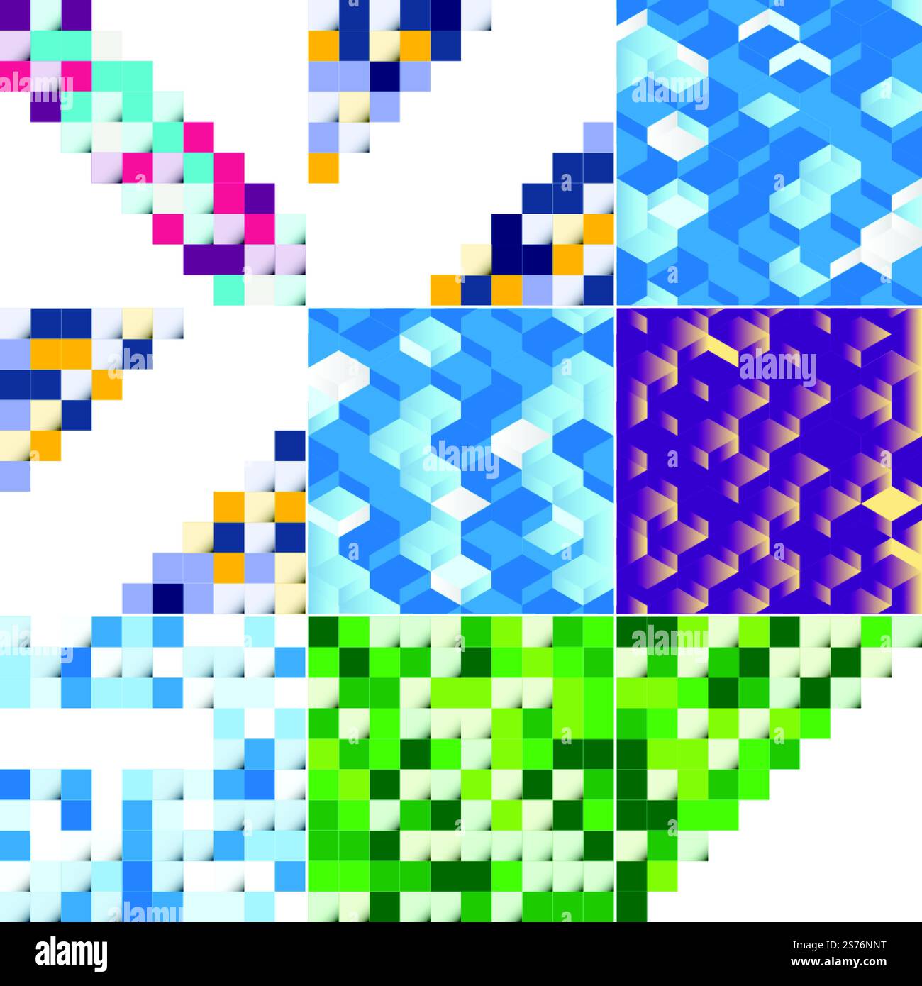 Vektorhintergrund mit einer Illustration der abstrakten Textur mit Quadraten, geeignet für die Verwendung als Musterdesign für Banner. Poster. Flyer. Karten. Postkarten. Abdeckungen. Und Broschüren Stock Vektor