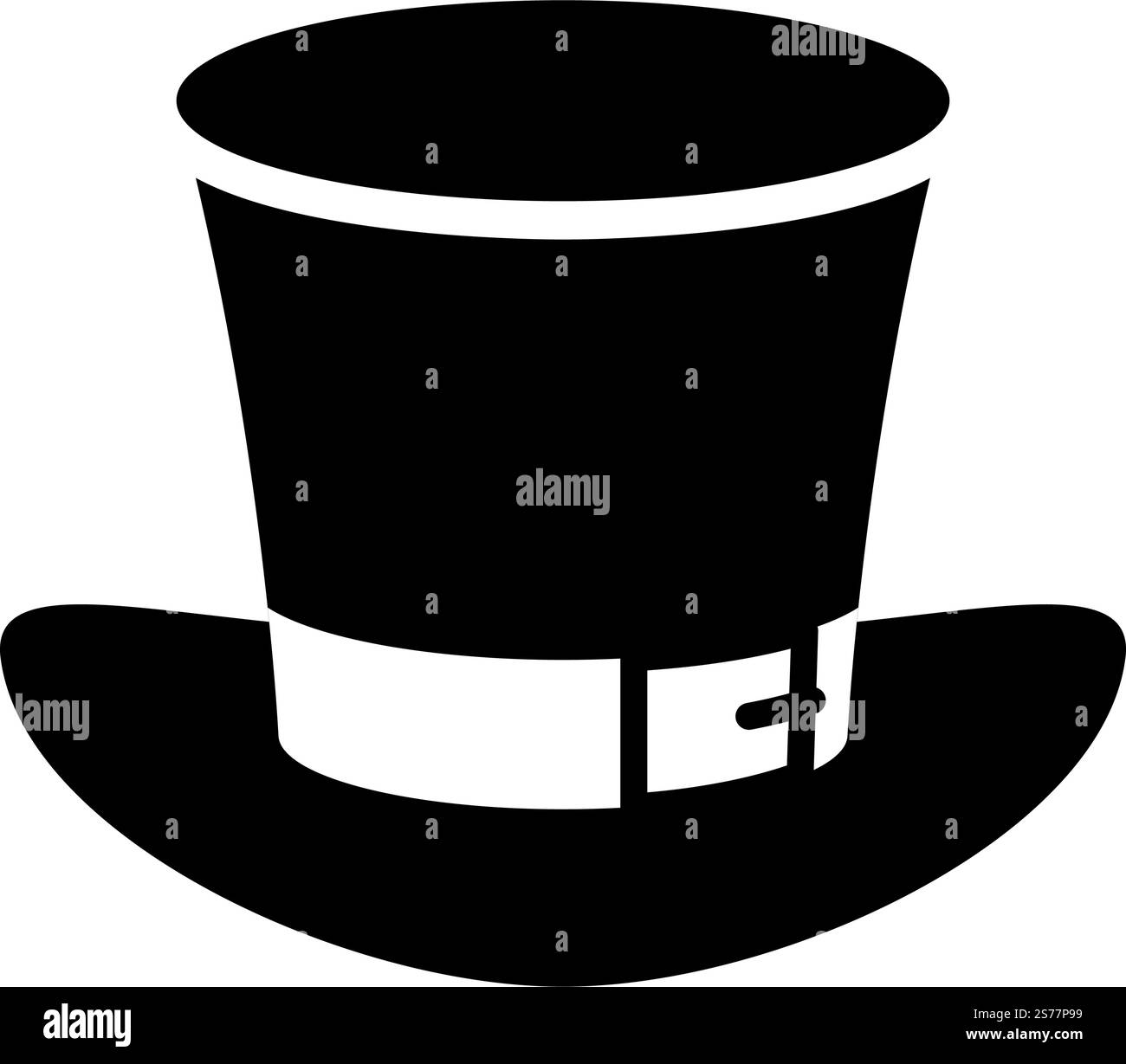 Leprechaun Hut. Cartoon-Element des irischen Bierfestivals St. Patrick&rsquo;s Day. Vektorabbildung. Stock Vektor