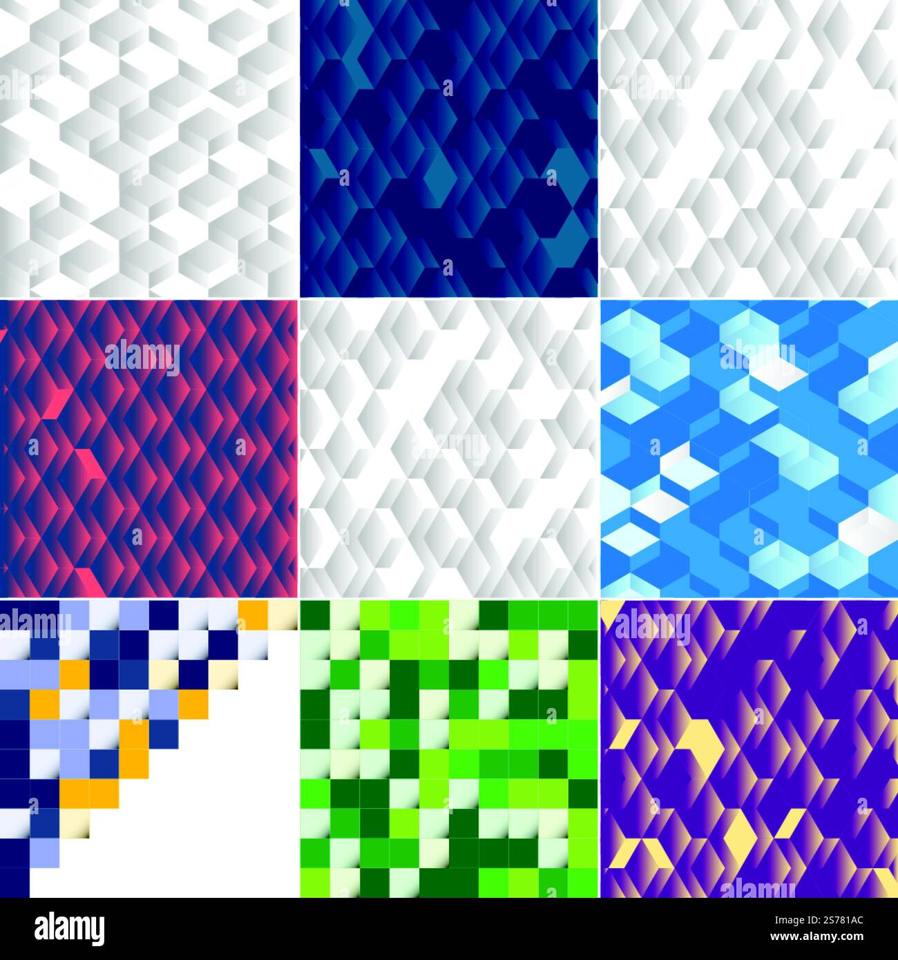 Vektorhintergrund mit einer Illustration der abstrakten Textur mit Quadraten, geeignet für die Verwendung als Musterdesign für Banner. Poster. Flyer. Karten. Postkarten. Abdeckungen. Und Broschüren Stock Vektor