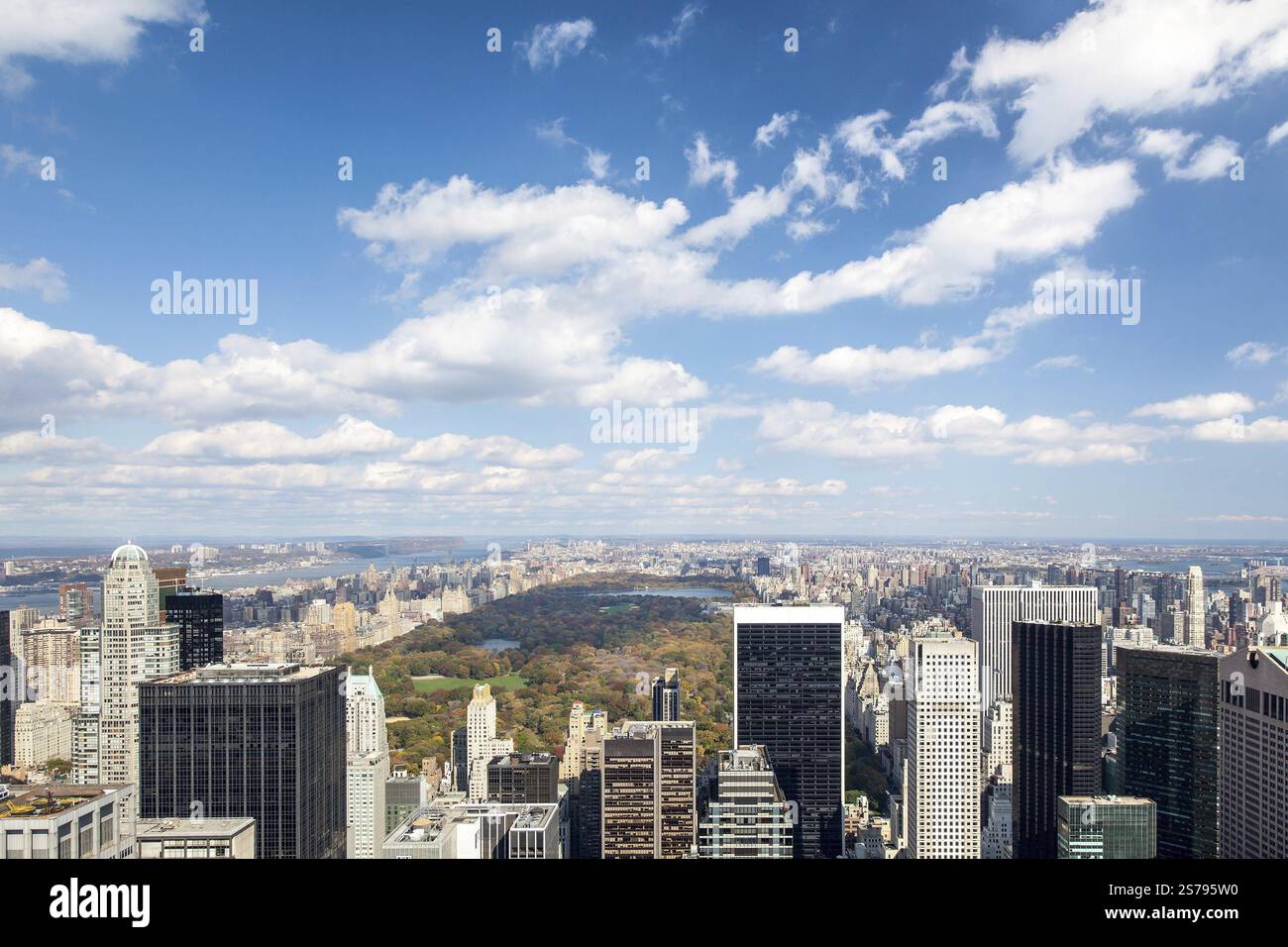 Ein Bild des Central Park in New York Stockfoto