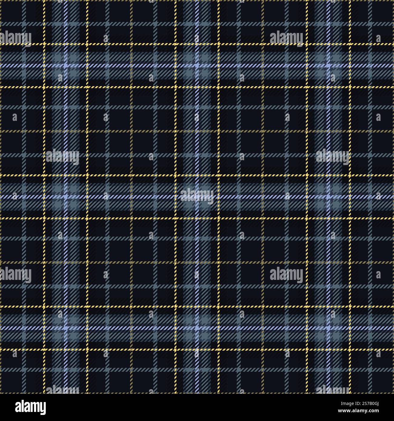 Nahtloses Karomuster. Leitung prüfen. Sich wiederholendes Schottenkaromuster. Wiederholter schottischer Streifenflanell. Schottland Stoffmuster. Gingham-Twill-Gitter Stock Vektor