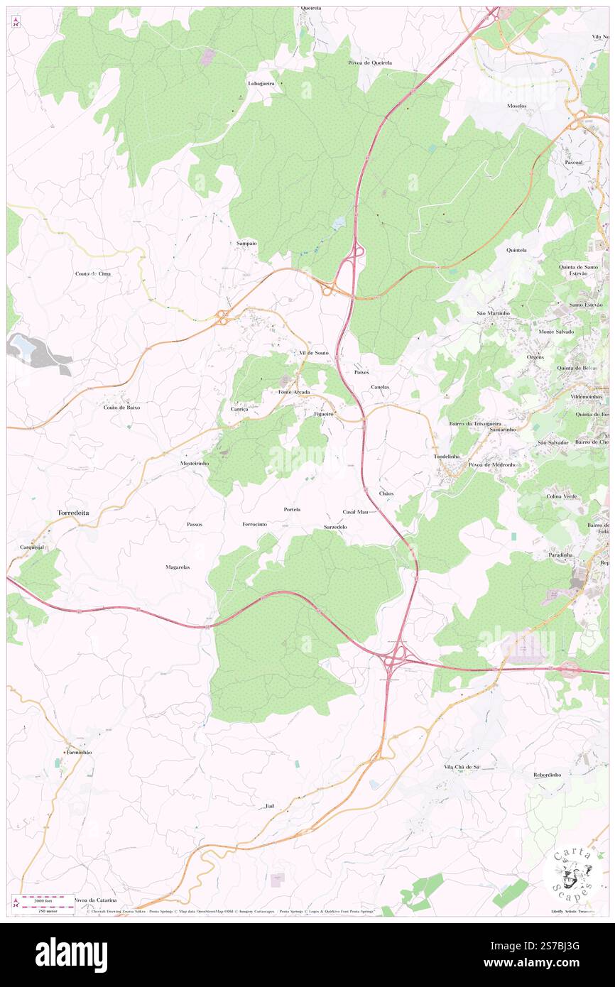 Sao Cipriano e Vil de Souto, Viseu, PT, Portugal, Viseu, n 40 39' 1'', S 7 58' 33'', Karte, Cartascapes Map, veröffentlicht 2024. Erkunden Sie Cartascapes, eine Karte, die die vielfältigen Landschaften, Kulturen und Ökosysteme der Erde enthüllt. Reisen Sie durch Zeit und Raum und entdecken Sie die Verflechtungen der Vergangenheit, Gegenwart und Zukunft unseres Planeten. Stockfoto