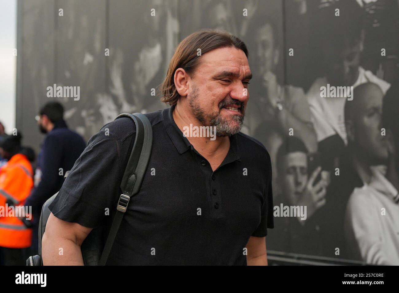 Leeds, Großbritannien. Januar 2025. Daniel Farke kommt am 19. Januar 2025 vor dem Spiel Leeds United FC gegen Sheffield Wednesday FC Skybet EFL Championship in Elland Road, Leeds, England, Großbritannien. Credit: Eleanor Hoad/Every Second Media Credit: Every Second Media/Alamy Live News Stockfoto