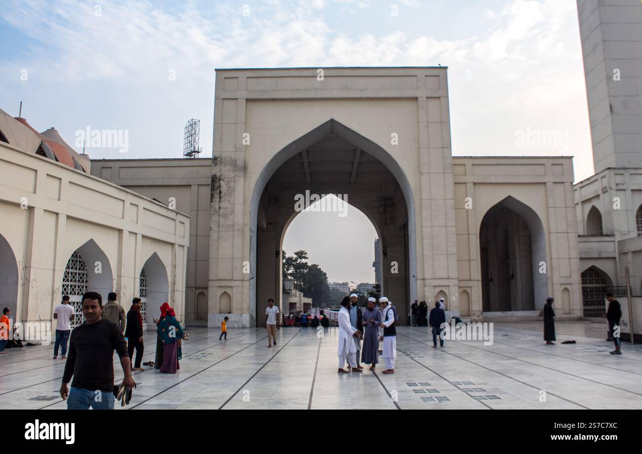 Baitul Mukarram Moschee, die Nationalmoschee von Bangladesch Stockfoto