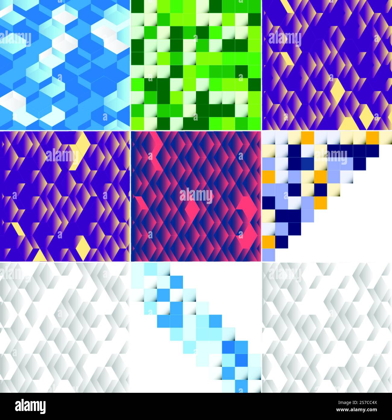 Vektorhintergrund mit einer Illustration der abstrakten Textur mit Quadraten, geeignet für die Verwendung als Musterdesign für Banner. Poster. Flyer. Karten. Postkarten. Abdeckungen. Und Broschüren Stock Vektor