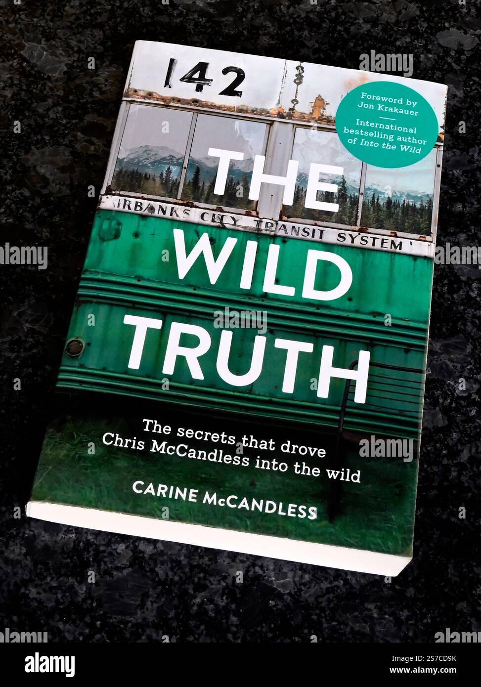 Buchcover 'The Wild Truth' von Carine McCandless. Stockfoto