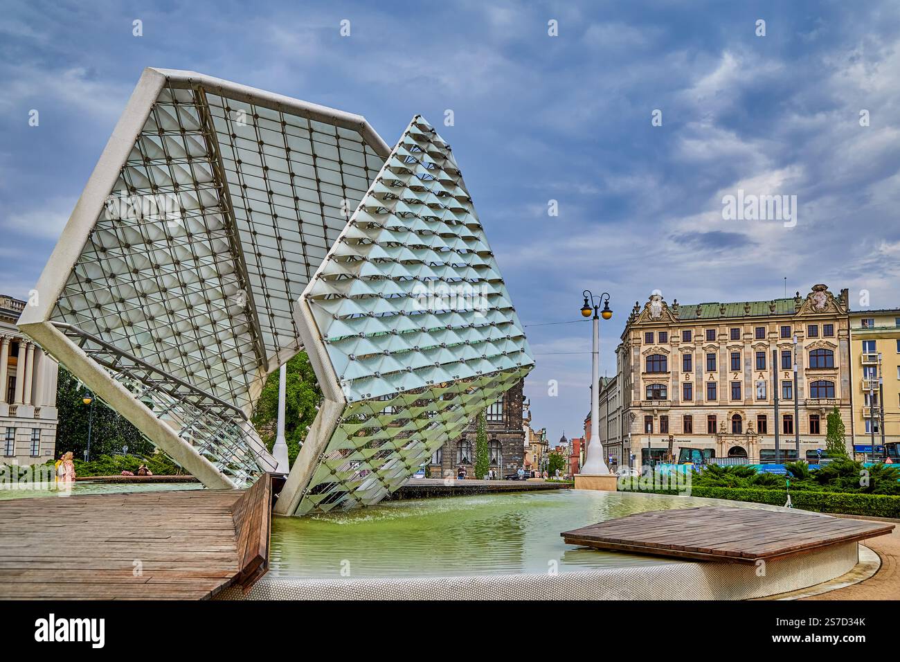 Freiheitsbrunnen auf dem Freiheitsplatz in Posen wurde der Brunnen 2012 in Posen, Polen, Europa, hinzugefügt Stockfoto Freiheitsbrunnen auf dem Freiheitsplatz in Posen wurde der Brunnen 2012 in Posen, Polen, Europa, hinzugefügt Stockfoto