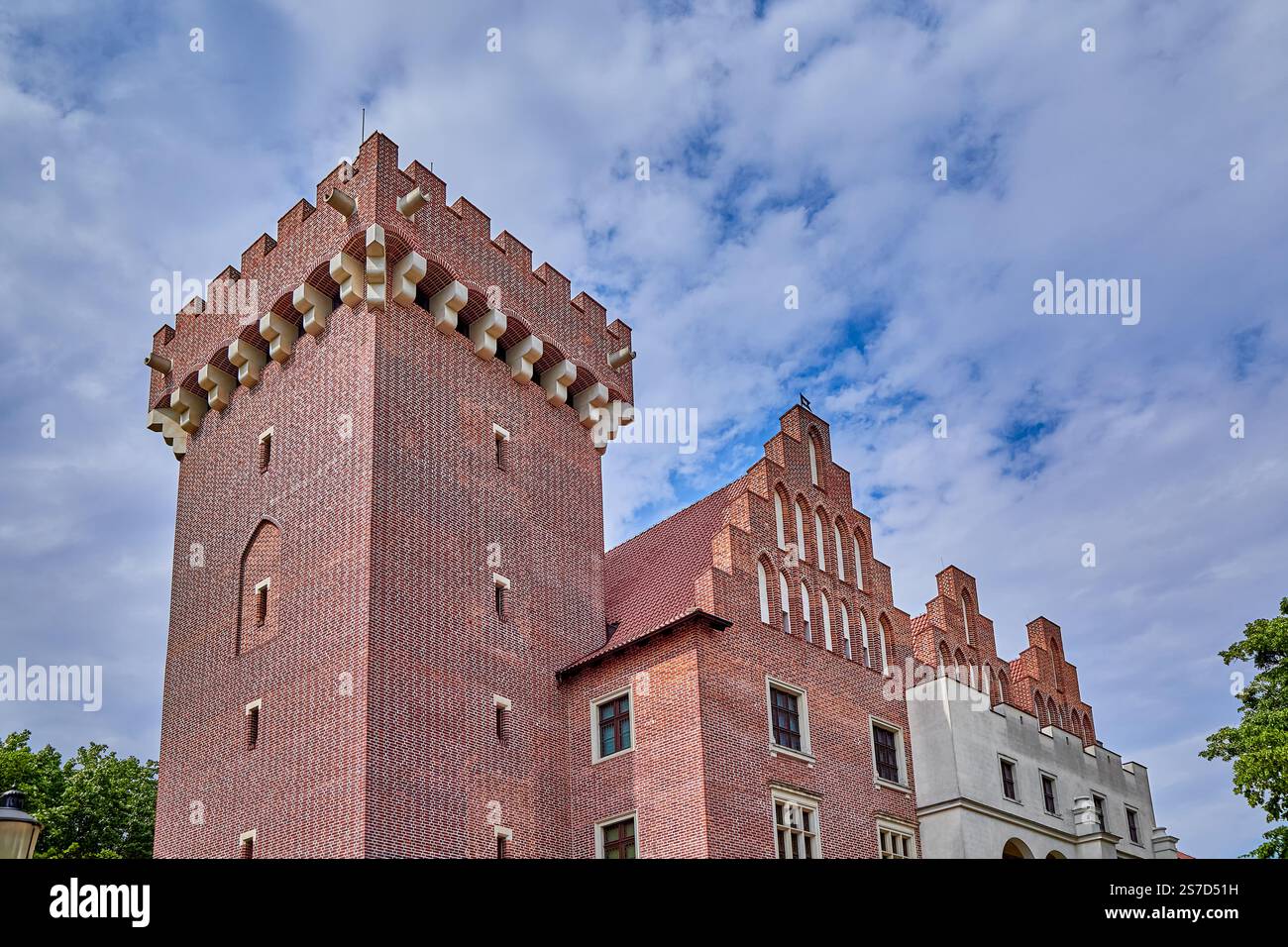 Die königliche Burg in Posen. Die Burg stammt aus dem 13. Jahrhundert und beherbergt heute das Museum für angewandte Kunst in Posen, Europa, Polen Stockfoto