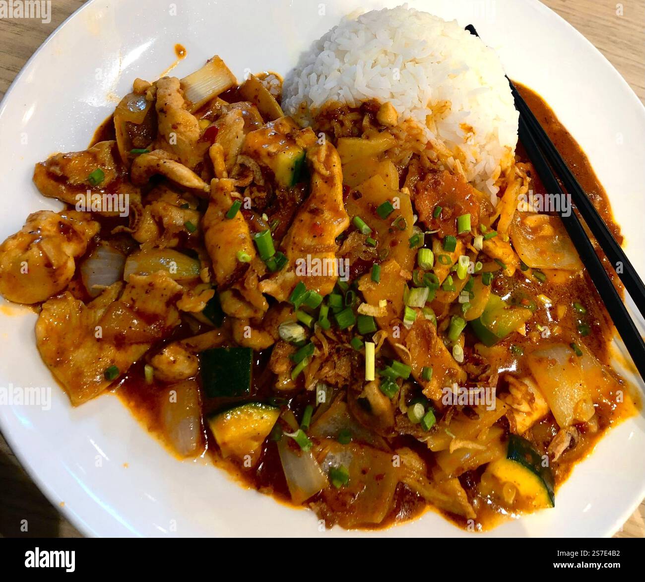 Traditionelles asiatisches Chop Suey Stockfoto