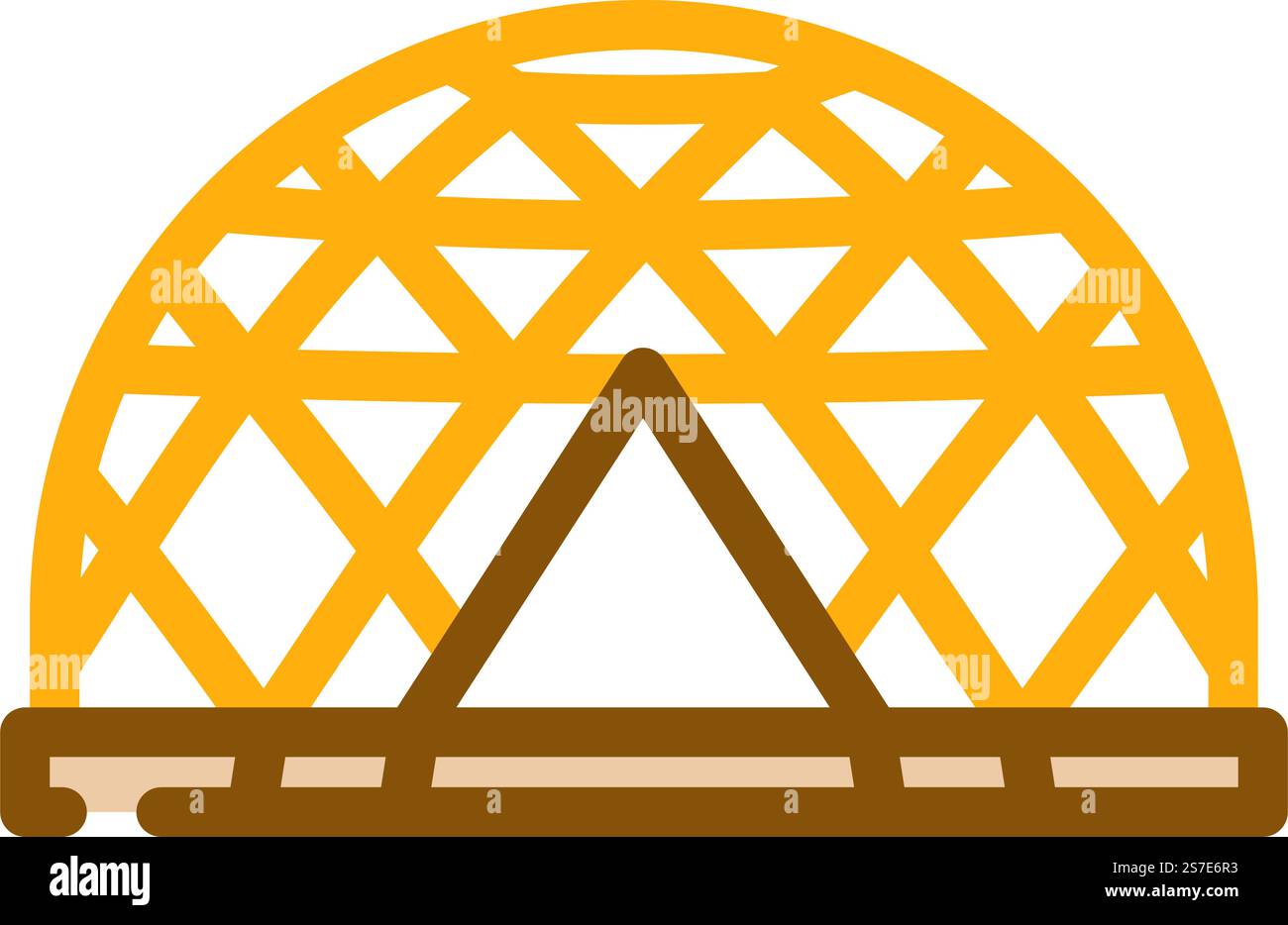 Tourismus Zelt Urlaub Farbe Icon Vektor. Tourismuszelt Urlaubsschild. Isolierte Symboldarstellung. Tourismus Zelt Urlaub Farbe Symbol Vektor Illustration Stock Vektor
