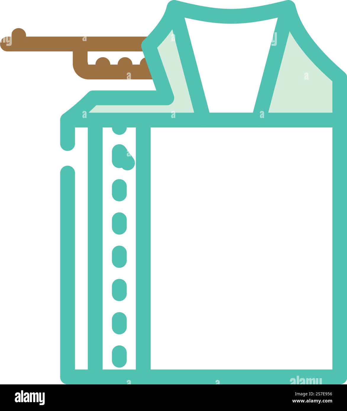 Abenteuer Zelt Urlaub Farbe Symbol Vektor. Abenteuer Zelt Urlaub Schild. Isolierte Symboldarstellung. Abenteuer Zelt Urlaub Farbe Symbol Vektor Illustration Stock Vektor