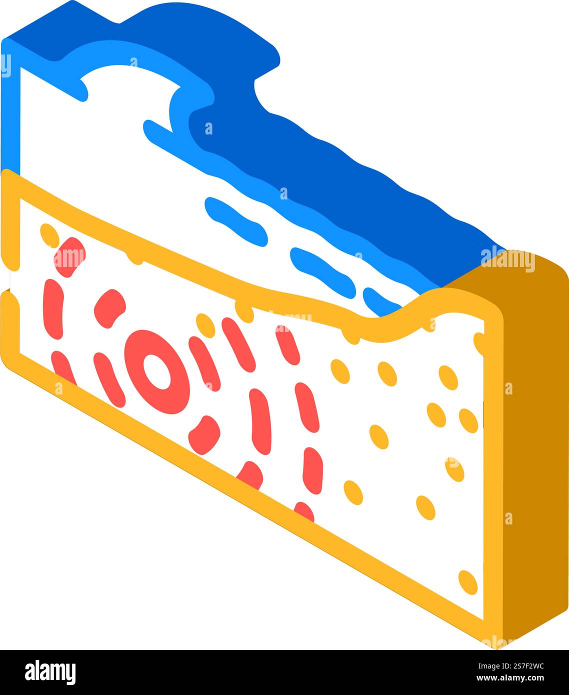 Isometrischer Iconvektor des Tsunami-Erdbebens. Tsunami-Erdbeben-Zeichen. Isolierte Symboldarstellung. Tsunami Erdbeben Isometrisches Symbol Vektor Illustration Stock Vektor