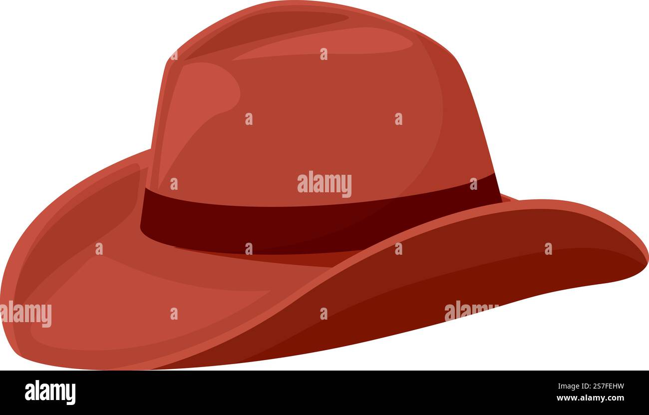 Westlicher Cowboyhut Icon Cartoon Vektor. Rodeo-Mode. Amerikanischer Westen. Westlicher Cowboyhut Icon Cartoon Vektor. Rodeo-Mode Stock Vektor