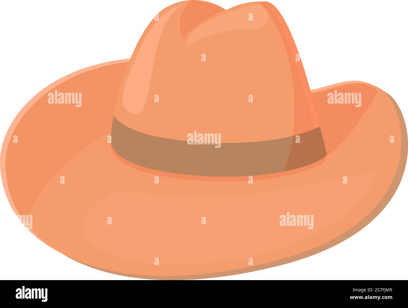 Cowboyhut Icon Cartoon Vektor. Rodeo texas. West-Zubehör. Cowboyhut Icon Cartoon Vektor. Rodeo texas Stock Vektor