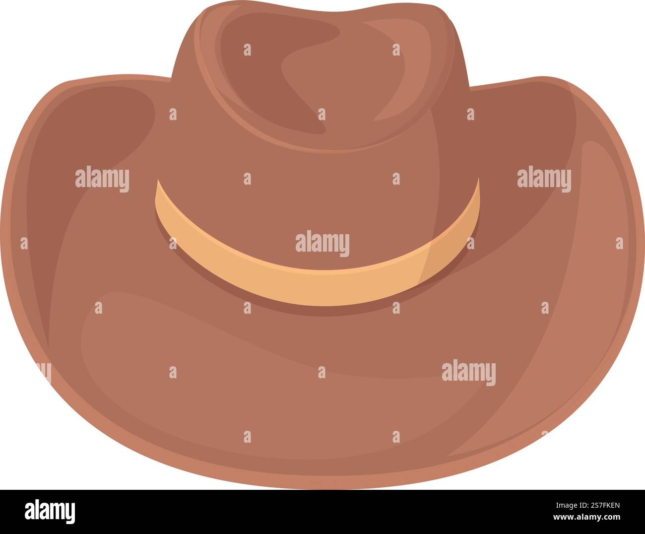 Country Cowboyhut Icon Cartoon Vektor. Westliches Rodeo. Amerikanischer Westen. Country Cowboyhut Icon Cartoon Vektor. Westliches Rodeo Stock Vektor