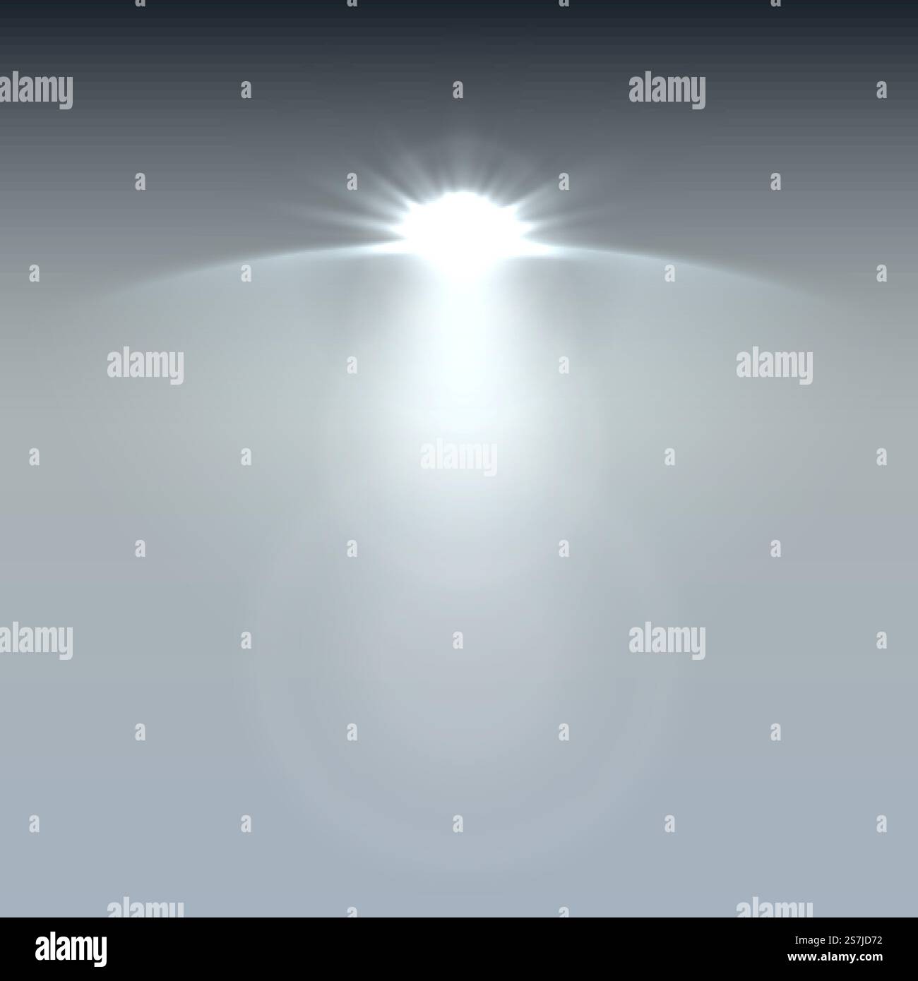 Spotlights machen Lichteffekte. Lichtvektor des Bühnenlichts. Vektordarstellung Stock Vektor