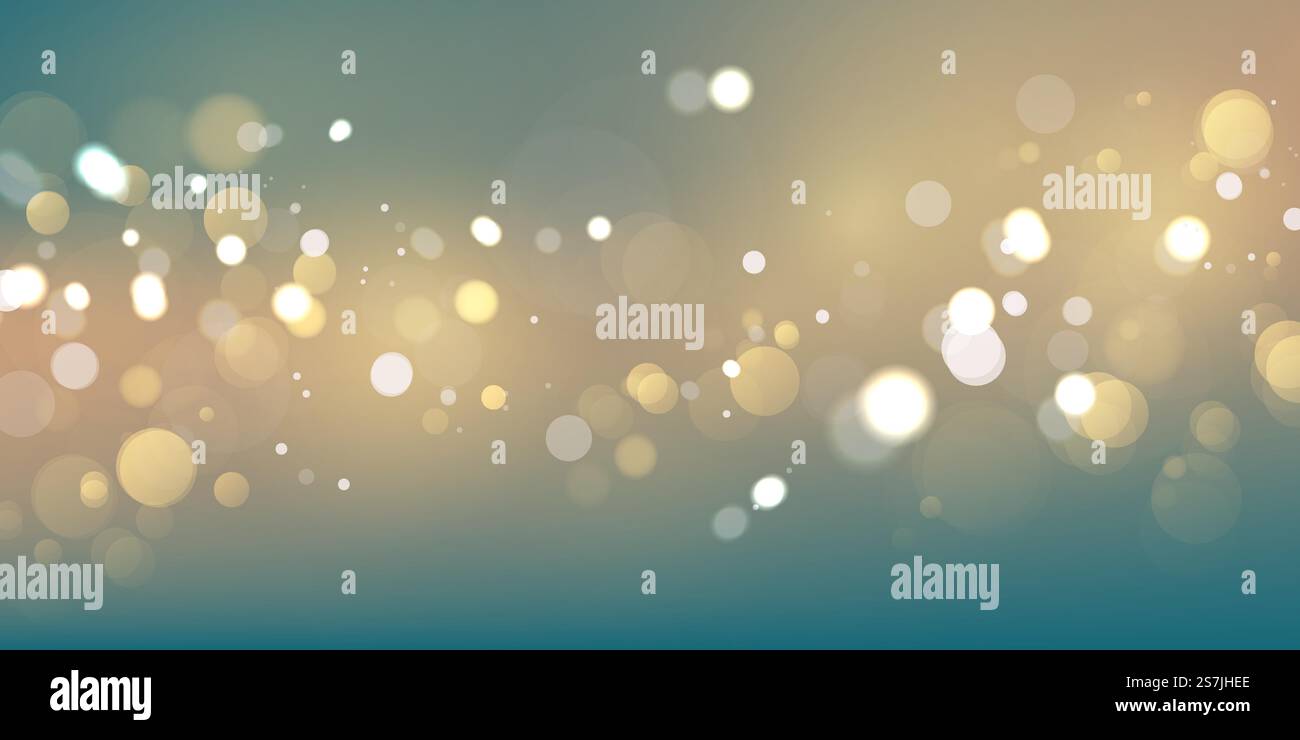 Abstraktes, verschwommenes Lichtelement, das für die Dekoration des Bokeh-Hintergrunds verwendet werden kann Stock Vektor