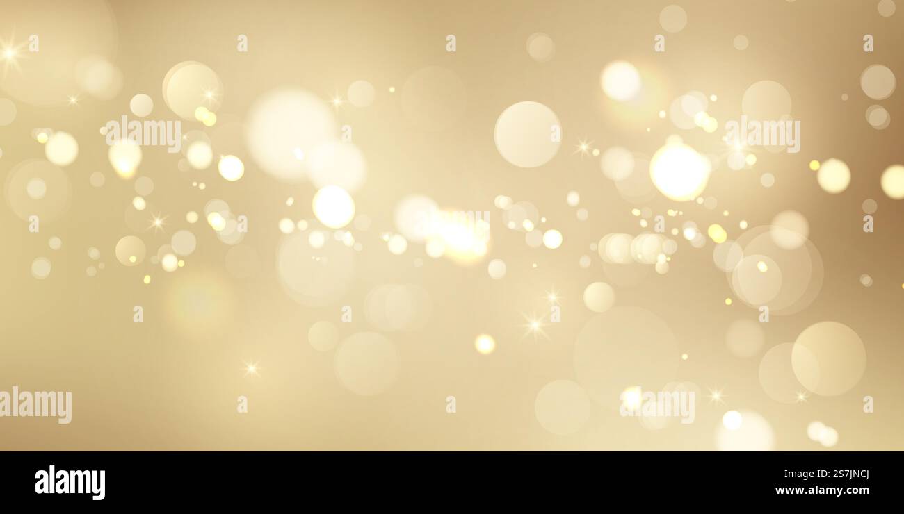 Abstraktes, verschwommenes Lichtelement, das für die Dekoration des Bokeh-Hintergrunds verwendet werden kann Stock Vektor