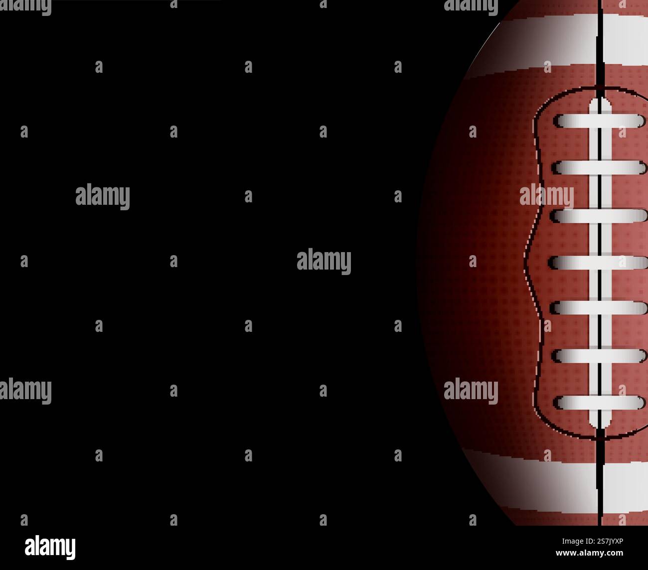 Vektor-Rugby-Ball-Hintergrund. Fußball-Sportspiel-Wettbewerb. Illustration der Lederkugel Ausrüstung. Rugby-Team-Spielerliste... Vektor-Rugby-Ball-Hintergrund. Fußball-Sportspiel-Wettbewerb. Illustration der Lederkugel Ausrüstung. Liste der Spieler des Rugby-Teams Stock Vektor