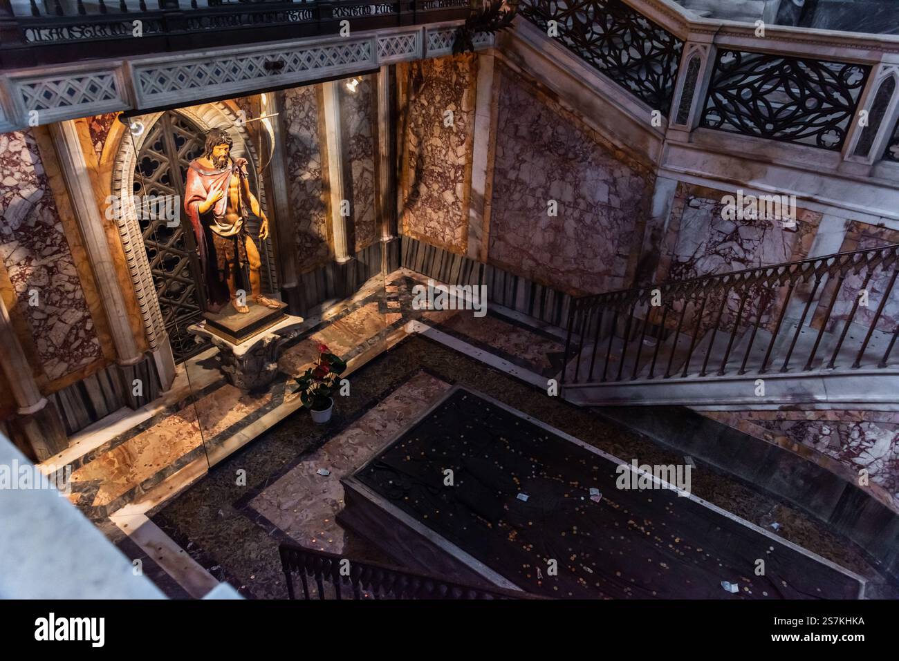 Johannes der Täufer, Lateranbasilika, Rom, Italien Stockfoto