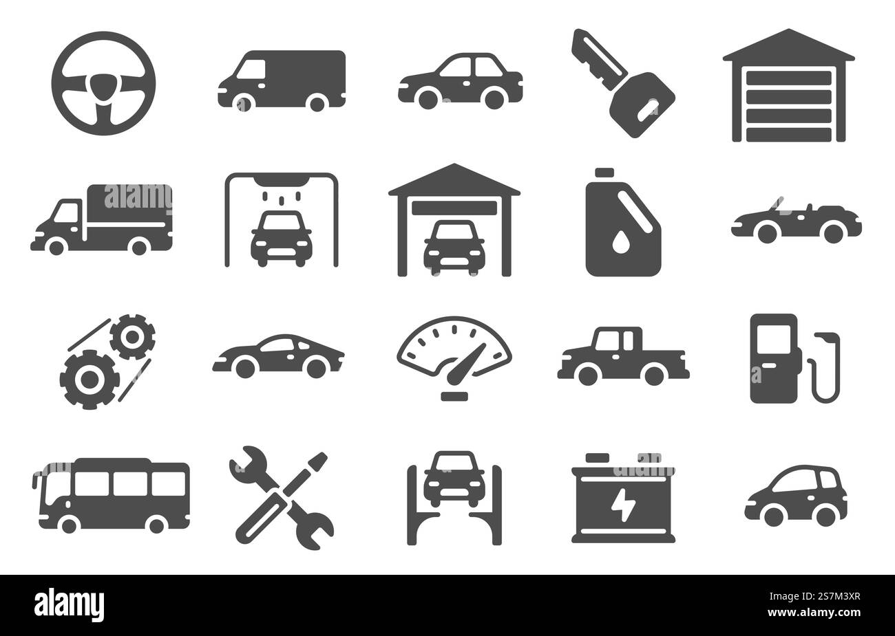 Auto-Symbole. Fahrzeugsilhouetten und Servicesymbole. Ersatzteile, Autoreparatur und Autowaschanlage Design für Web-, Mobile- und ui-Zeichen Vektorsatz. Abbildung Autoreifen, Reparatur von Autosymbolen. Auto-Symbole. Fahrzeugsilhouetten und Servicesymbole. Ersatzteile, Autoreparatur und Autowaschanlage Design für Web-, Mobile- und ui-Zeichen Vektorsatz Stock Vektor