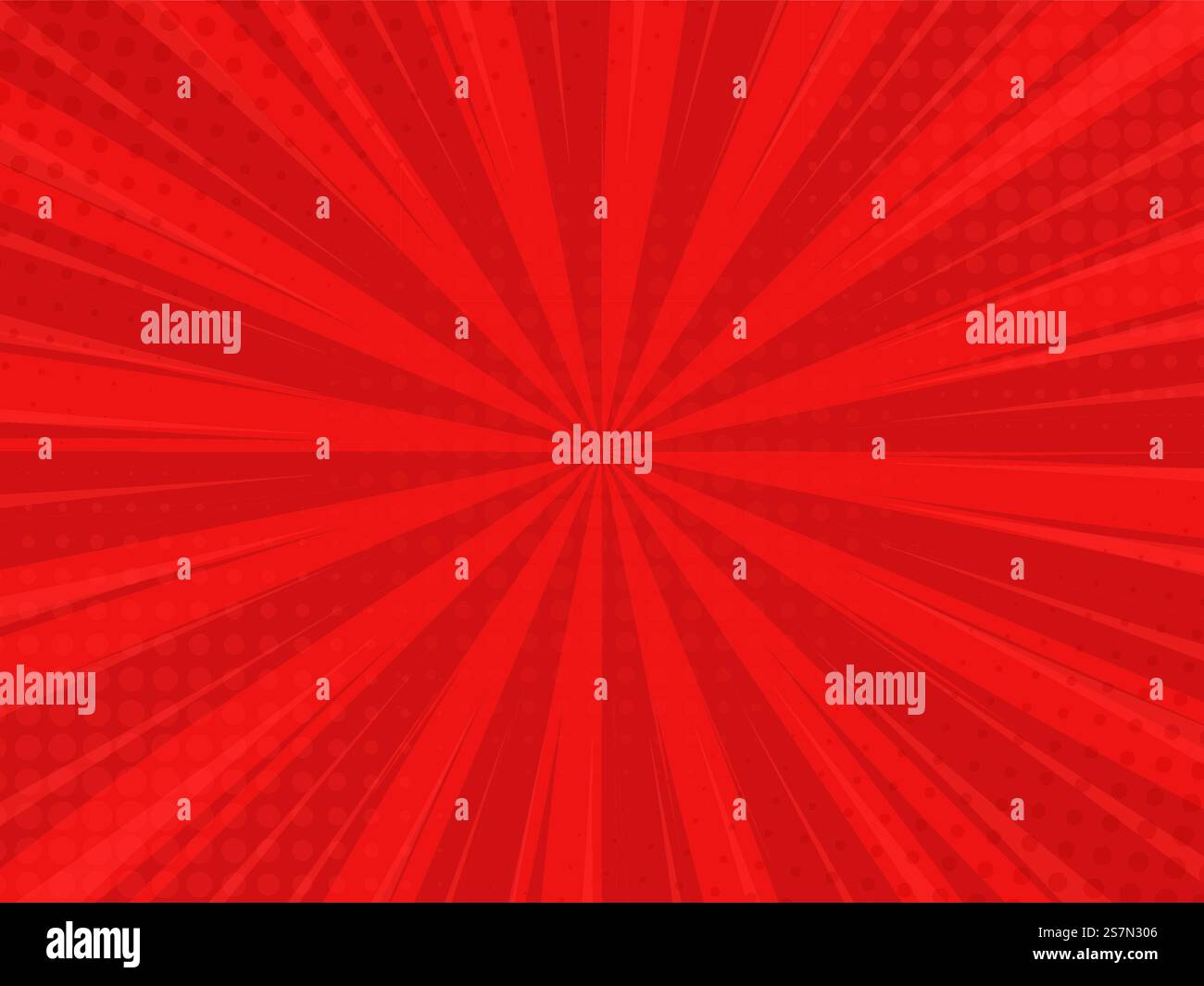 Comic-Hintergrundbombe-Cartoon-Stil mit Halftone-Textur Stock Vektor