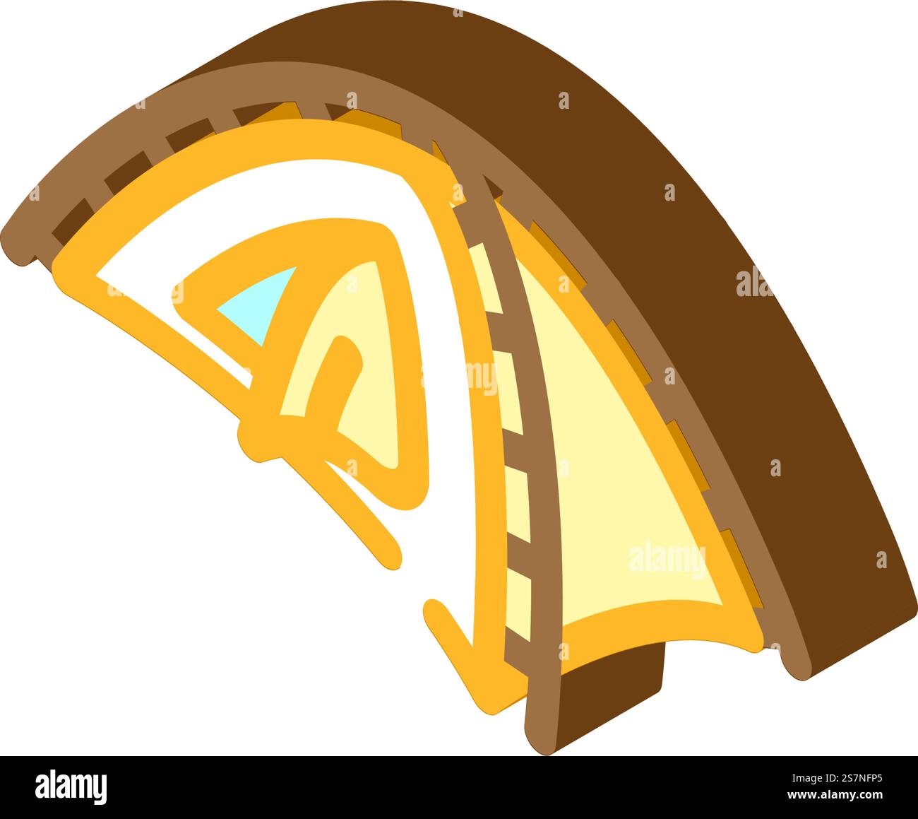 Bergsteigen Zelt Abenteuer Isometrischer Ikonvektor. Bergsteigerzeltabenteuer-Schild. Isolierte Symboldarstellung. Bergsteigen Zelt Abenteuer Isometrische Icon Vektor Illustration Stock Vektor