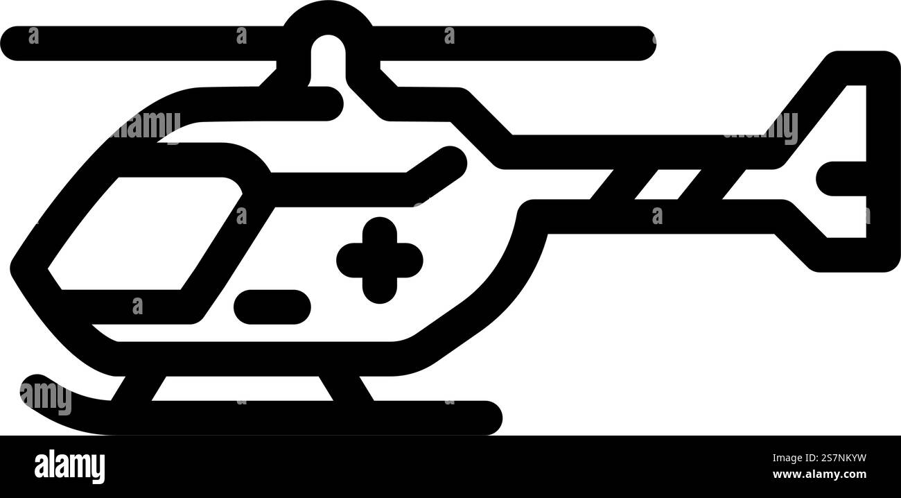 Luft- und Raumfahrtmedizin Luftfahrt-Ingenieur-Linie Icon-Vektor. Luftfahrtmedizin Luftfahrttechniker-Schild. Schwarze Abbildung des isolierten Kontursymbols. Luft- und Raumfahrtmedizin Luftfahrtingenieur Linie Icon Illustration Stock Vektor