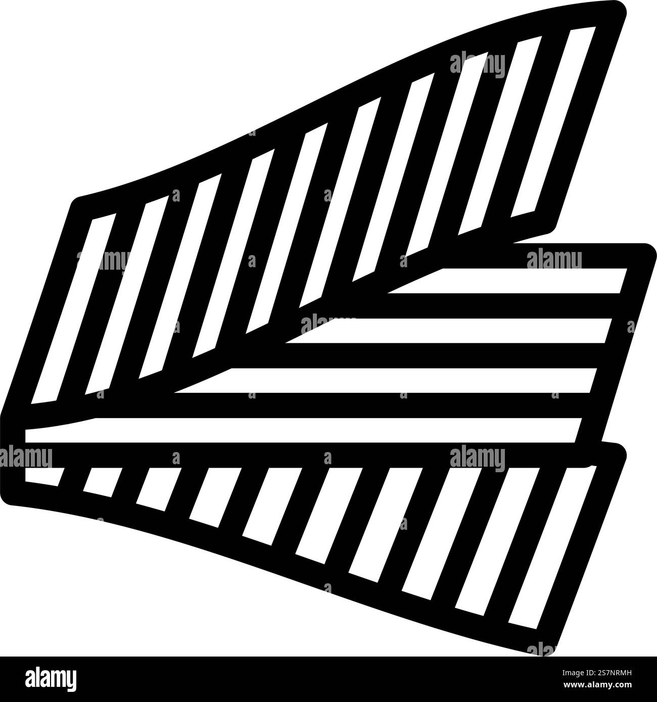 Verbundmaterial Luftfahrtingenieur Linie Icon Vektor. Schild für Luftfahrttechniker aus Verbundwerkstoff. Schwarze Abbildung des isolierten Kontursymbols. Verbundmaterial Luftfahrtingenieur Linie Symbol Vektor Illustration Stock Vektor