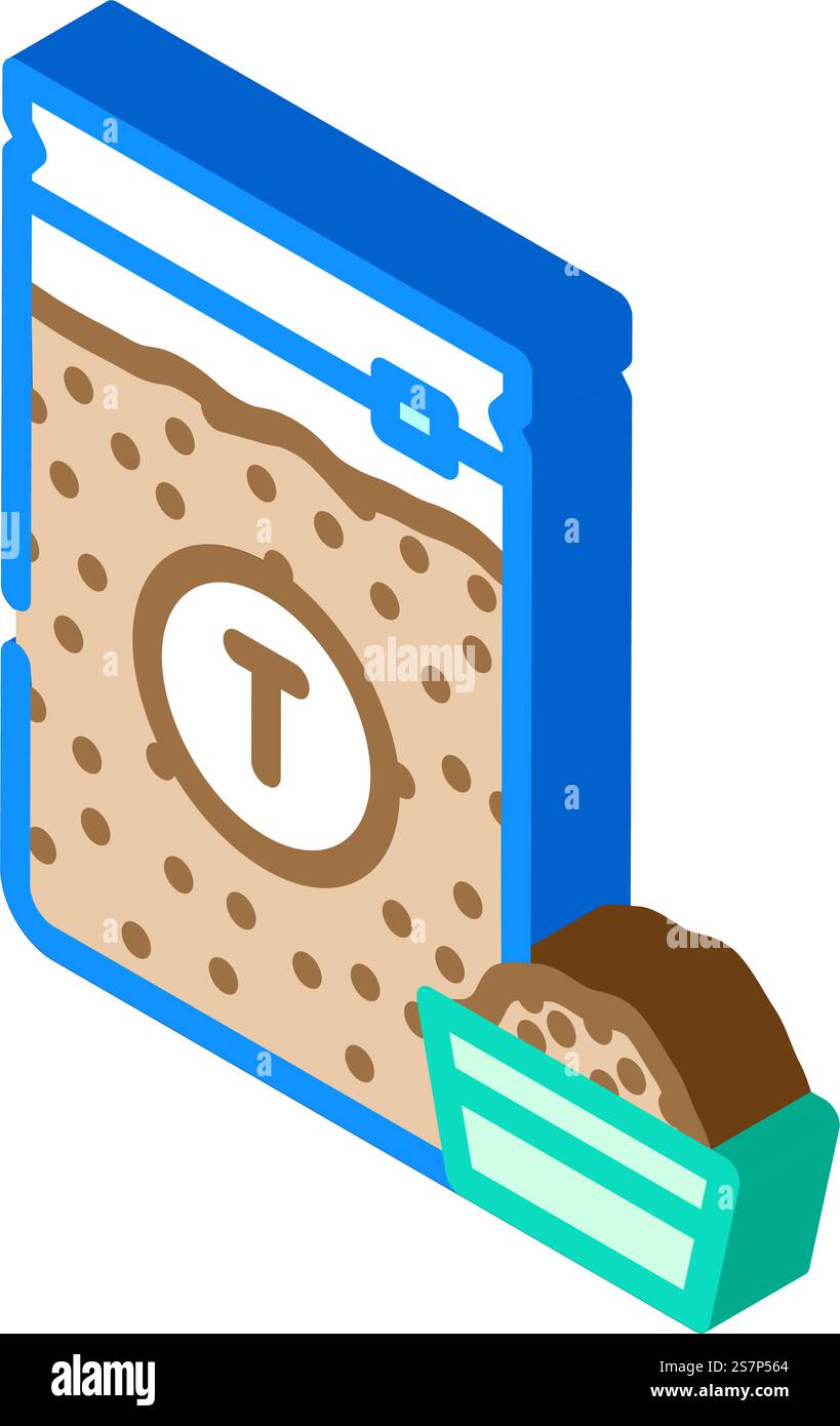 Tabak-Nikotin-isometrischer Ikonvektor. Tabak-Nikotin-Zeichen. Isolierte Symboldarstellung. Tabak Nikotin isometrische Iconvektorillustration Stock Vektor