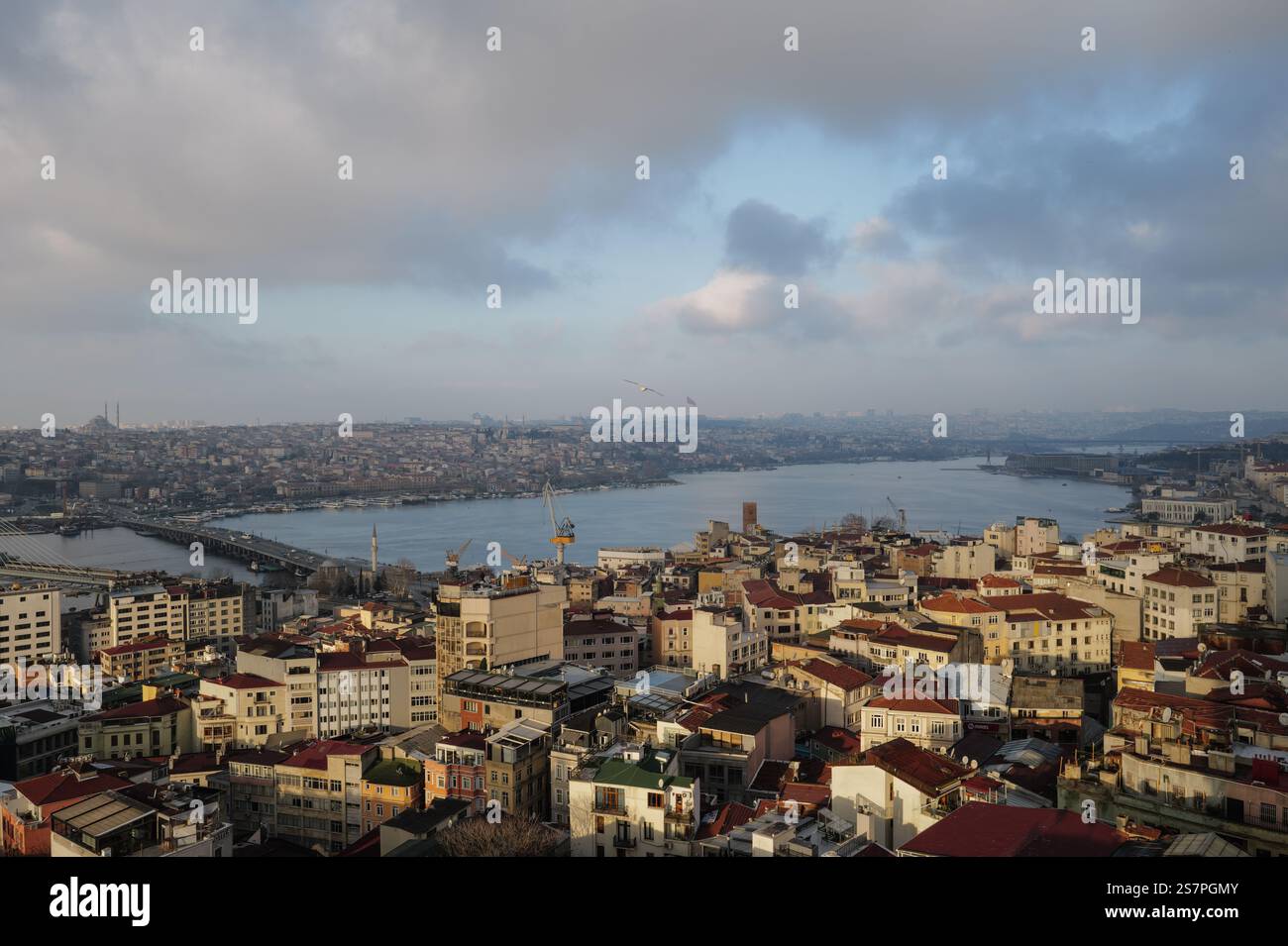 Sehenswürdigkeiten rund um Galata und Sirkeci im historischen Istanbul, Türkei Stockfoto