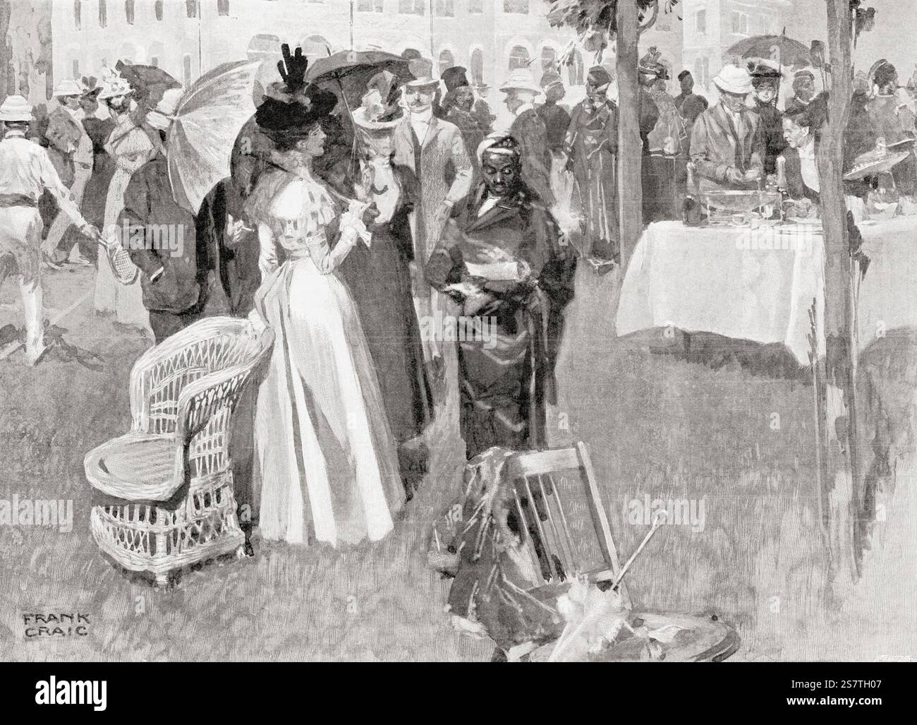 Die englisch-französische Grenzfrage in Westafrika: Gesellschaft in einer britischen Kolonie. Empfang im Regierungsgebäude, Lagos, durch den Gouverneur, Major H.E. McCullum, 1897. Aus der Graphic Illustrated Weekly Zeitung, erschienen 1897. Stockfoto Die englisch-französische Grenzfrage in Westafrika: Gesellschaft in einer britischen Kolonie. Empfang im Regierungsgebäude, Lagos, durch den Gouverneur, Major H.E. McCullum, 1897. Aus der Graphic Illustrated Weekly Zeitung, erschienen 1897. Stockfoto