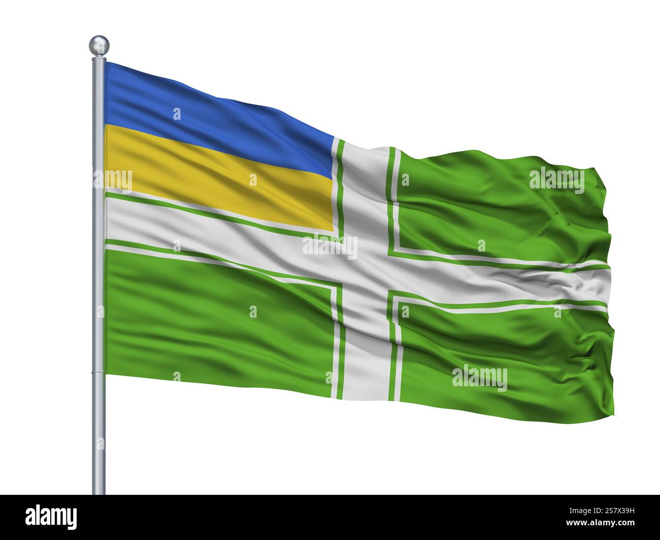 Meereswache Fähnrich Der Ukraine Kleid Flagge Auf Fahnenmast, Isoliert Auf Weißem Hintergrund Stockfoto Meereswache Fähnrich Der Ukraine Kleid Flagge Auf Fahnenmast, Isoliert Auf Weißem Hintergrund Stockfoto
