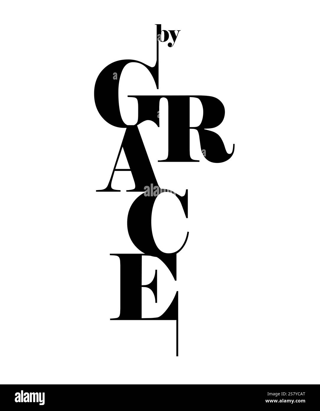 Grace – Christliches Sweatshirt. Das Bibelzitat für religiöses T-Shirt oder kirchliches Kapuzenpullover. Vektorabbildung Stock Vektor Grace – Christliches Sweatshirt. Das Bibelzitat für religiöses T-Shirt oder kirchliches Kapuzenpullover. Vektorabbildung Stock Vektor