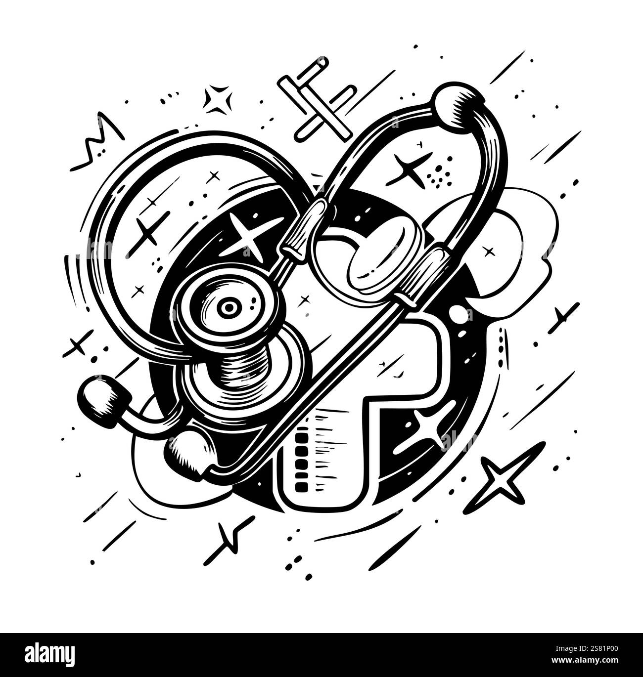 Medizin Logo Vorlage Medizinisches Logo Stock Vektor