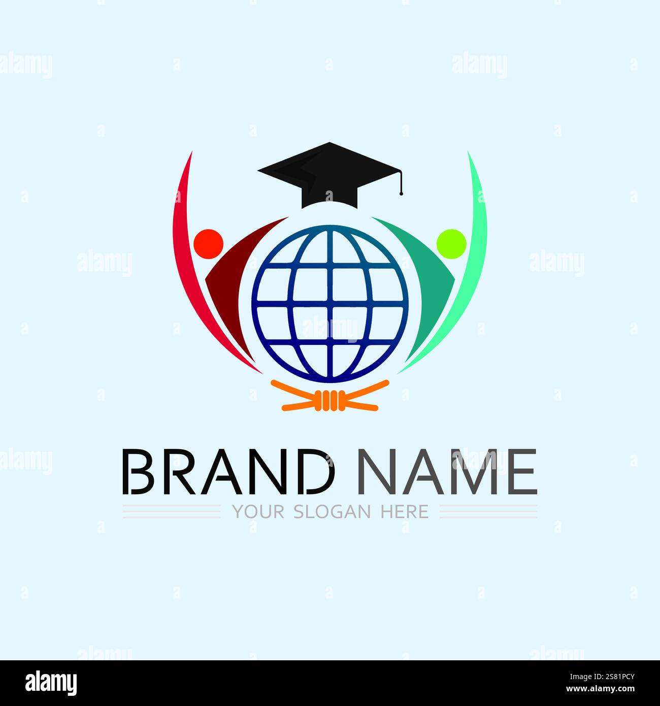 Bildung Logo Vorlage Vektor icon Abbildung design Stock Vektor