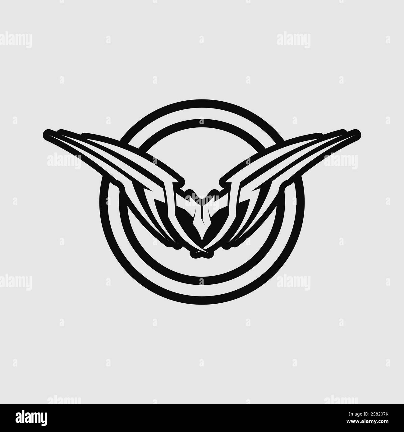 Tribal Tattoo Vektor-Logo-Symbol und Zeichen Tribal Culture Vintage Stock Vektor