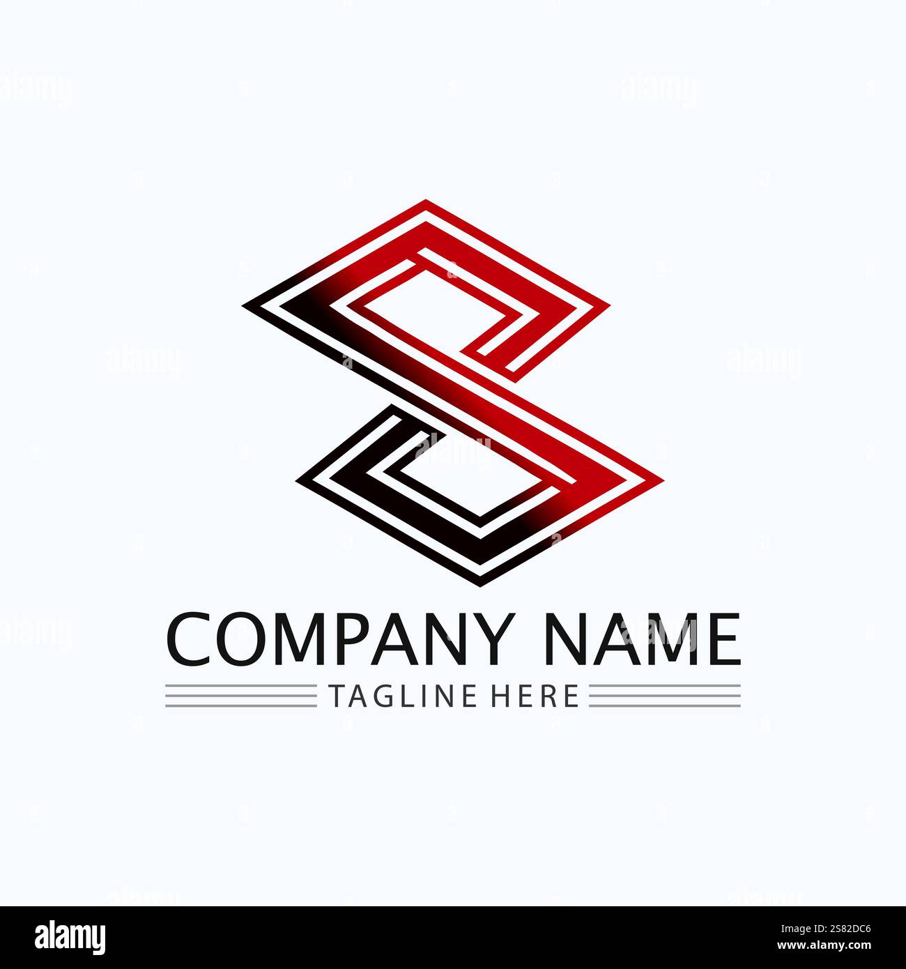 Business corporate S schreiben Logo Design Vector Stock Vektor