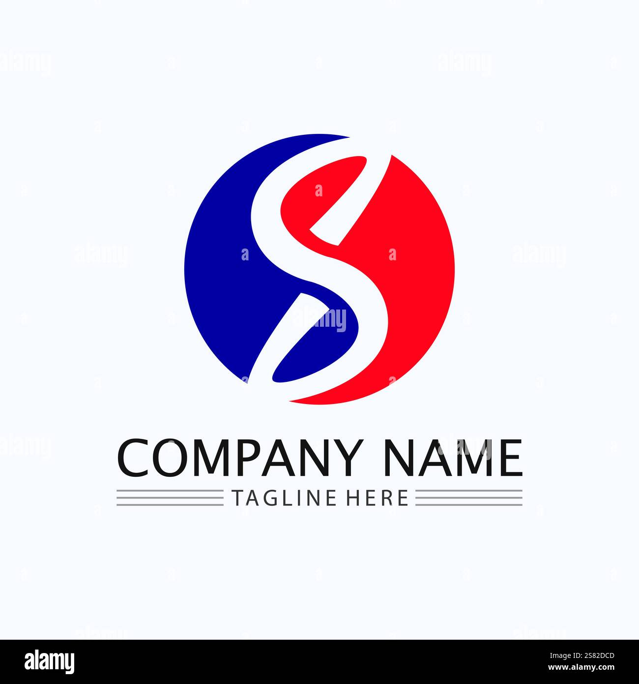 Business corporate S schreiben Logo Design Vector Stock Vektor