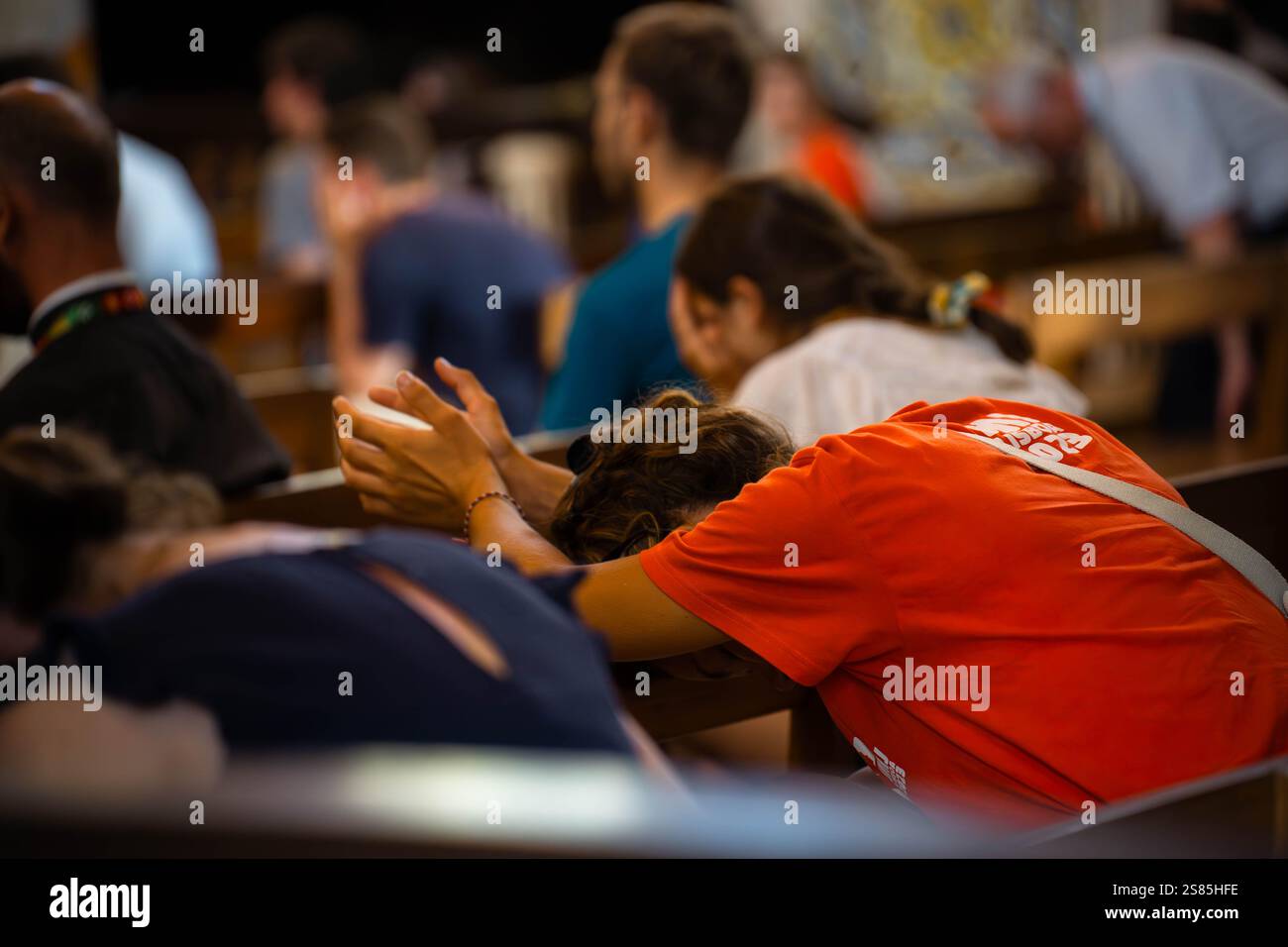 Quartier General de la Delegation Francaise in Ingreja de Santos-O-Velho, Lissabon, Portugal Stockfoto