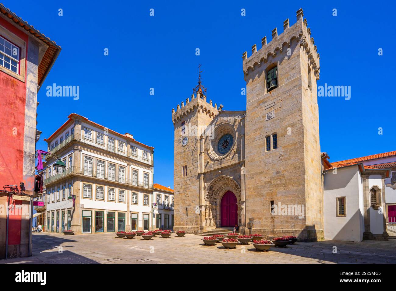Kathedrale, Viana do Castelo, Minho-Lima, Norte, Portugal Stockfoto
