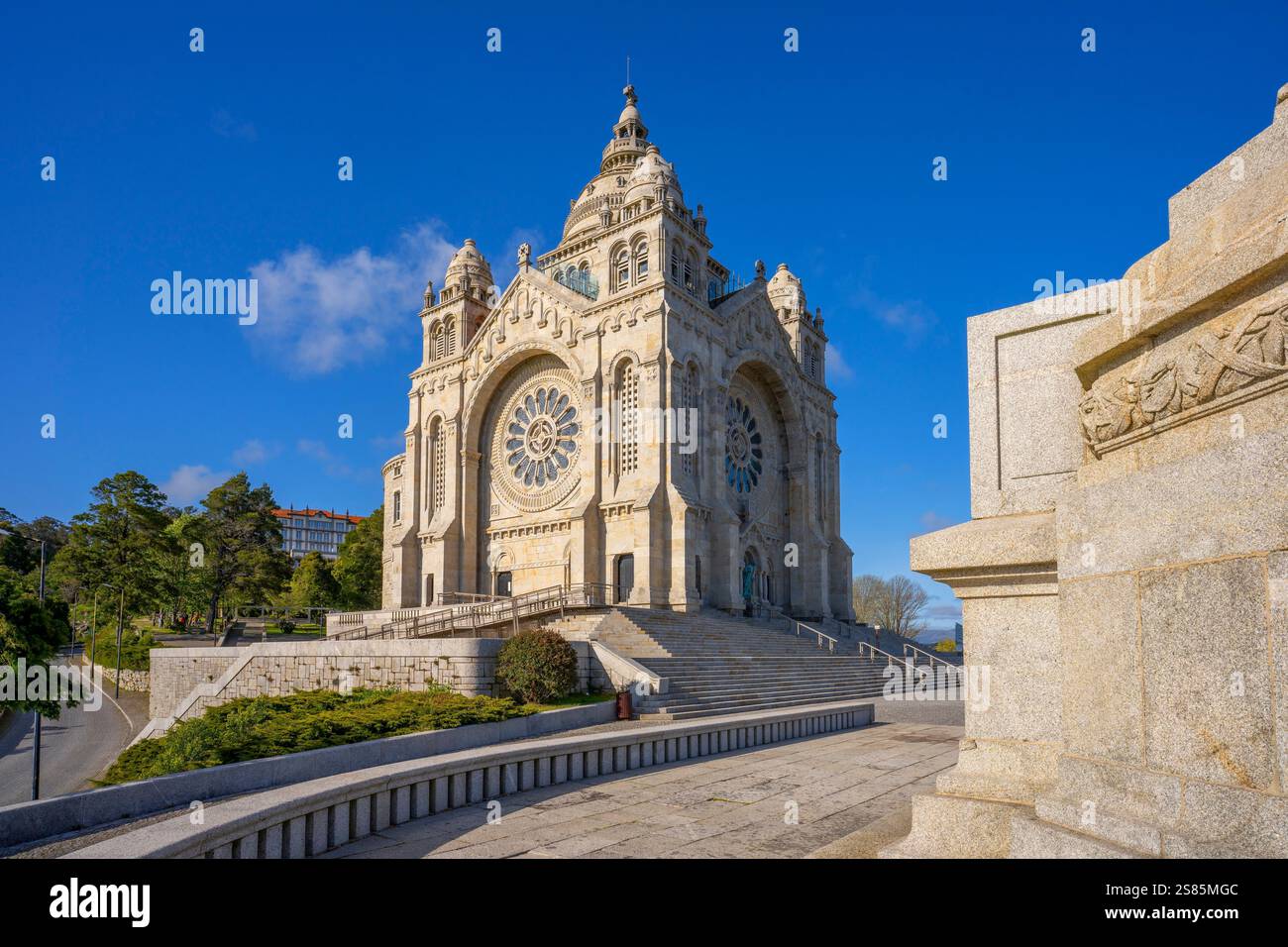 Heiligtum des Heiligen Herzens Jesu, Viana do Castelo, Minho-Lima, Norte, Portugal Stockfoto