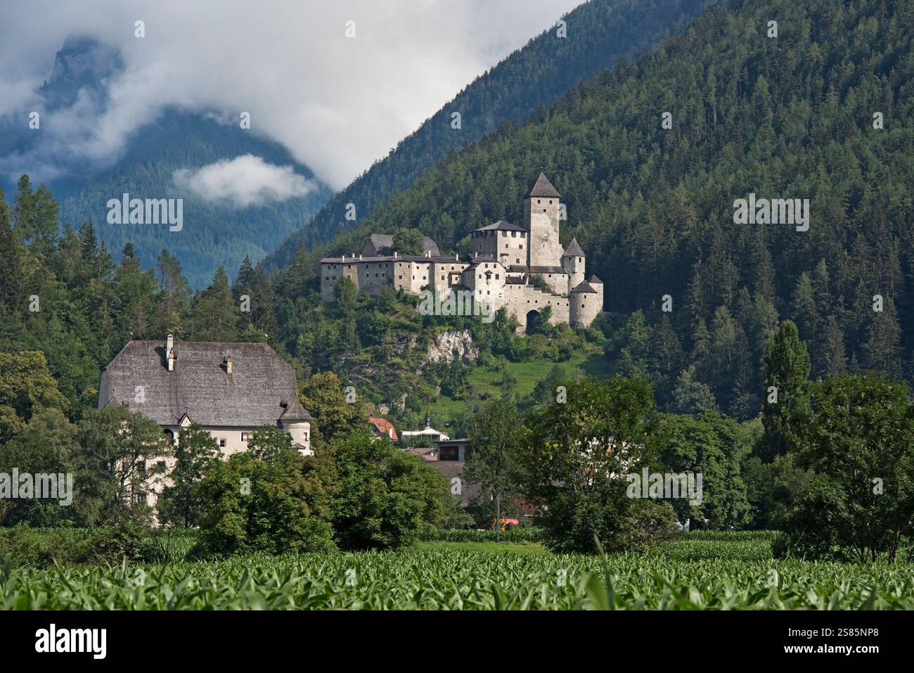 Schloss Taufers, Campo Tures (Sand in Taufers), Ahrntal, Südtirol (Südtirol), Italien Stockfoto