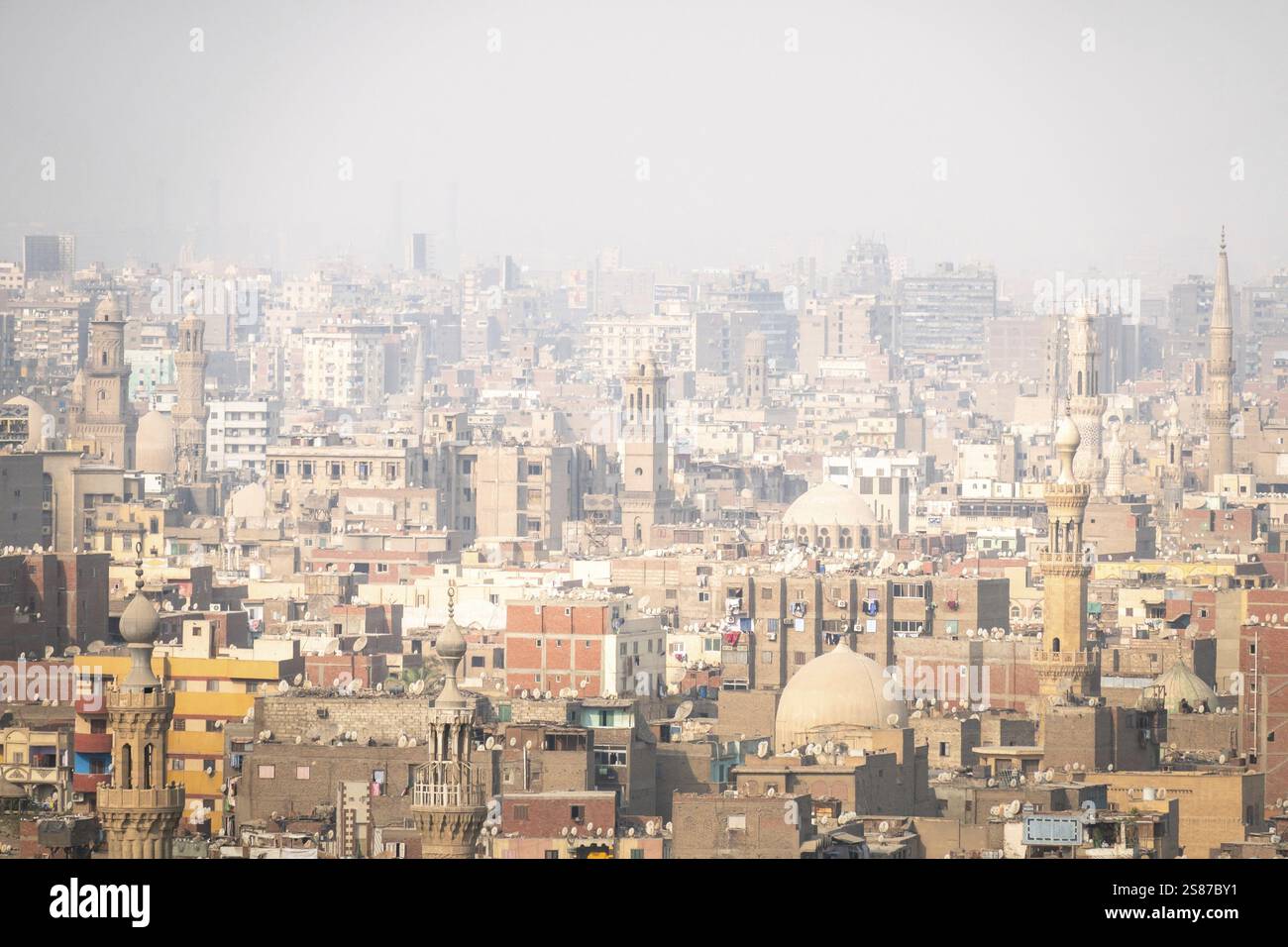 Ein Bild von einer verhassten Landschaft in Kairo Ägypten Stockfoto