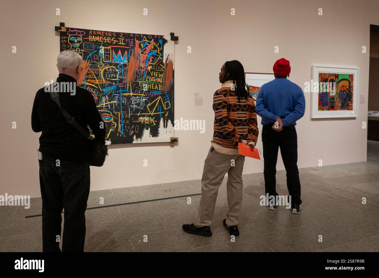 Metropolitan Museum of Art Ausstellung 'Flight into Egypt: Black Artists and Alcient Egypt, 1876--Now, New York City, USA 2025 Stockfoto
