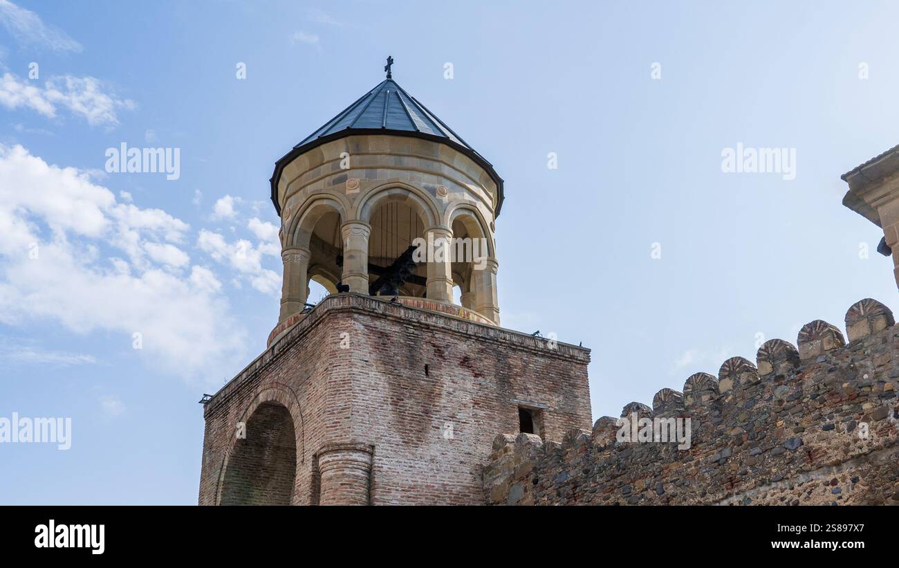 Tiflis, Georgien-Juni 06,2024 : Svetitskhoveli Kathedrale in der Nähe von Tiflis, Mzcheta, Georgien Stockfoto