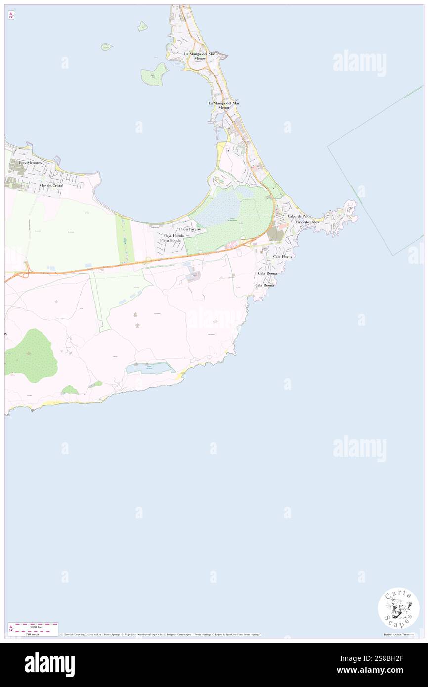 Atalayon, Murcia, es, Spanien, Murcia, n 37 36' 48''', S 0 43' 22'', Karte, Karte, Kartenausgabe 2024. Erkunden Sie Cartascapes, eine Karte, die die vielfältigen Landschaften, Kulturen und Ökosysteme der Erde enthüllt. Reisen Sie durch Zeit und Raum und entdecken Sie die Verflechtungen der Vergangenheit, Gegenwart und Zukunft unseres Planeten. Stockfoto