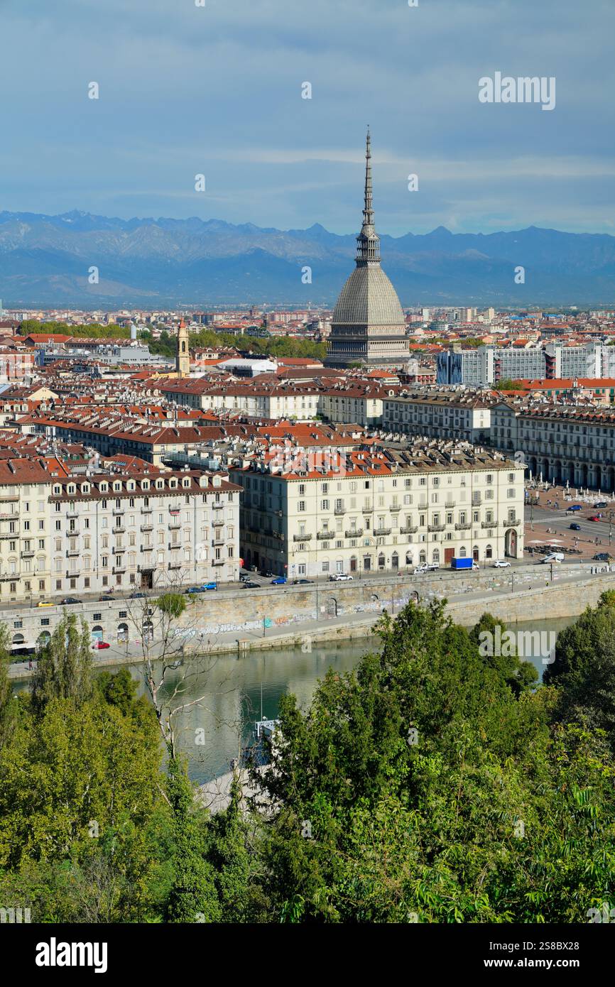 Turin, Turin, Mole Antonelliana, Piemont, Italien Stockfoto