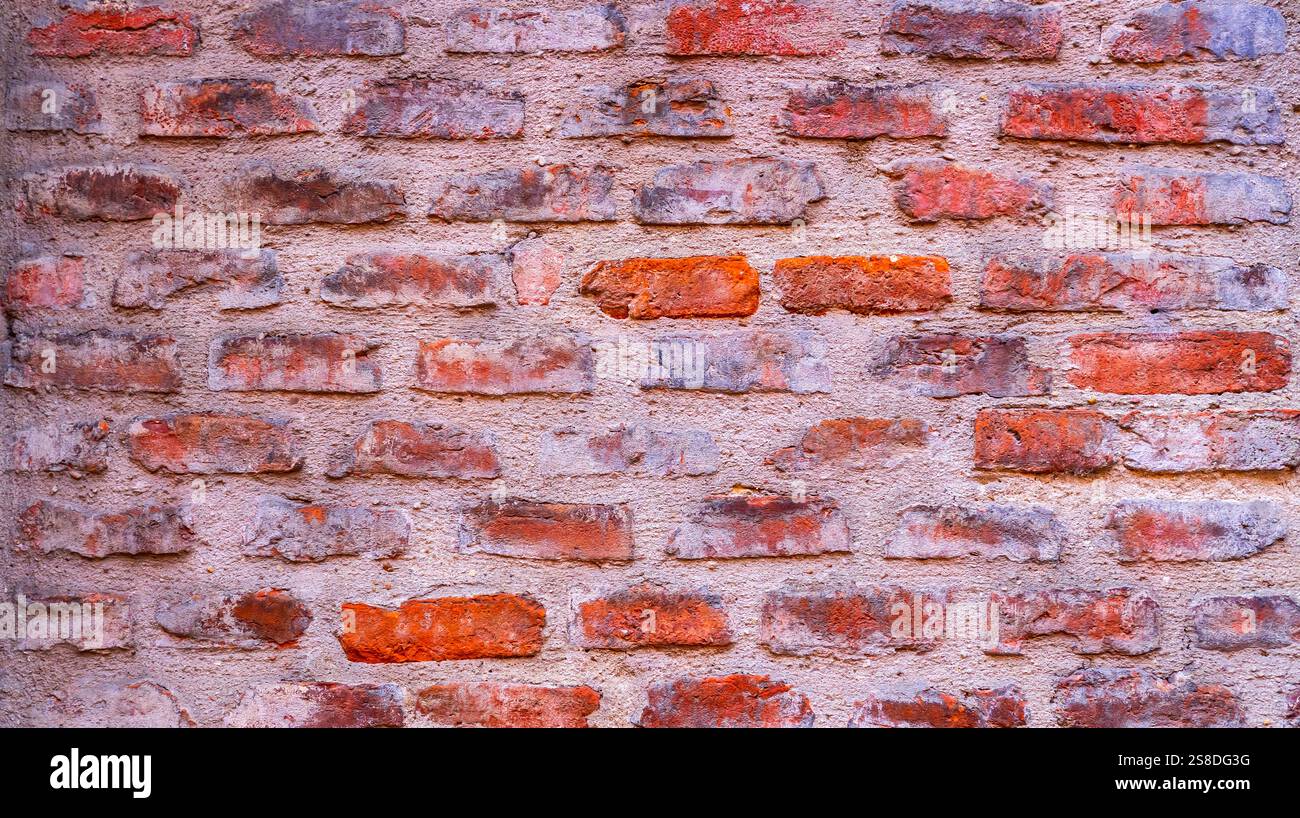 Abstraktes Strukturiertes Hintergrunddesign Aus Alten Ziegelwänden Stockfoto