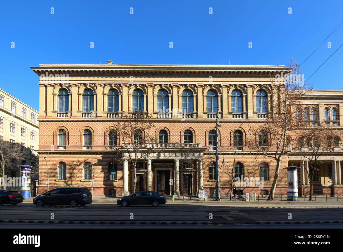 ELTE-Fakultät für Geisteswissenschaften. Budapest, Ungarn Stockfoto